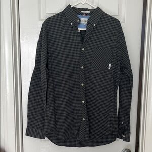 Ben Sherman Dark Checkered Button Down Shirt